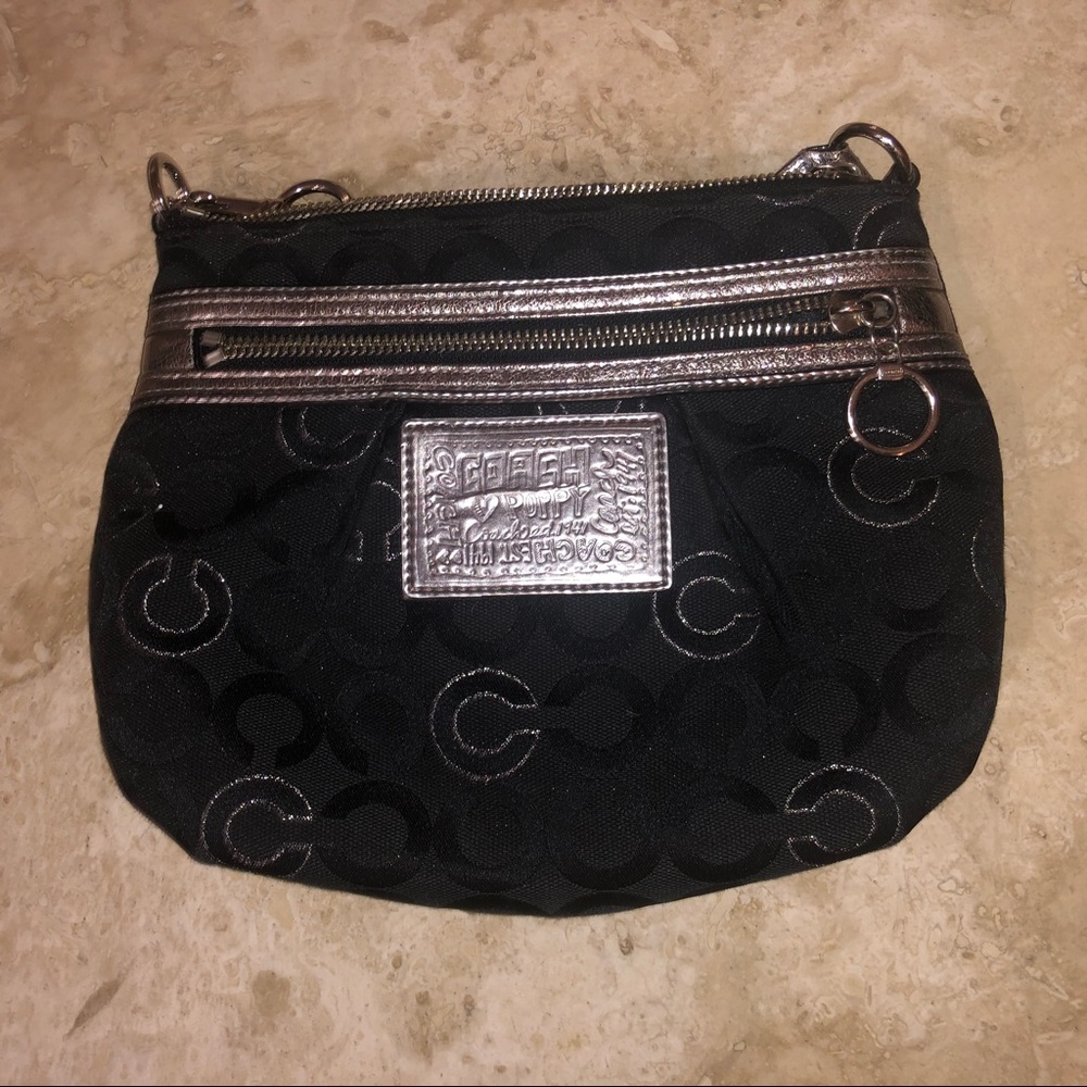Coach Poppy Crossbody Black Purse